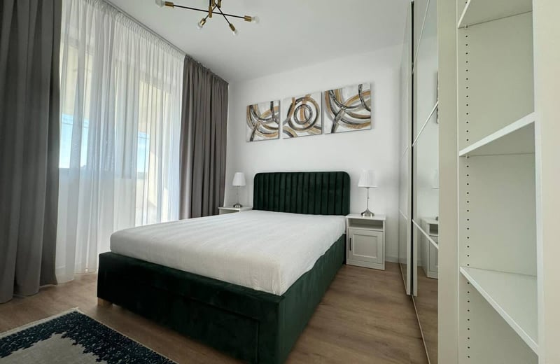 Vermietung einer komfortablen 2-Zimmer-Wohnung, 55 m², Sektor 1, Ivory Residence, Bukarest, Rumänien